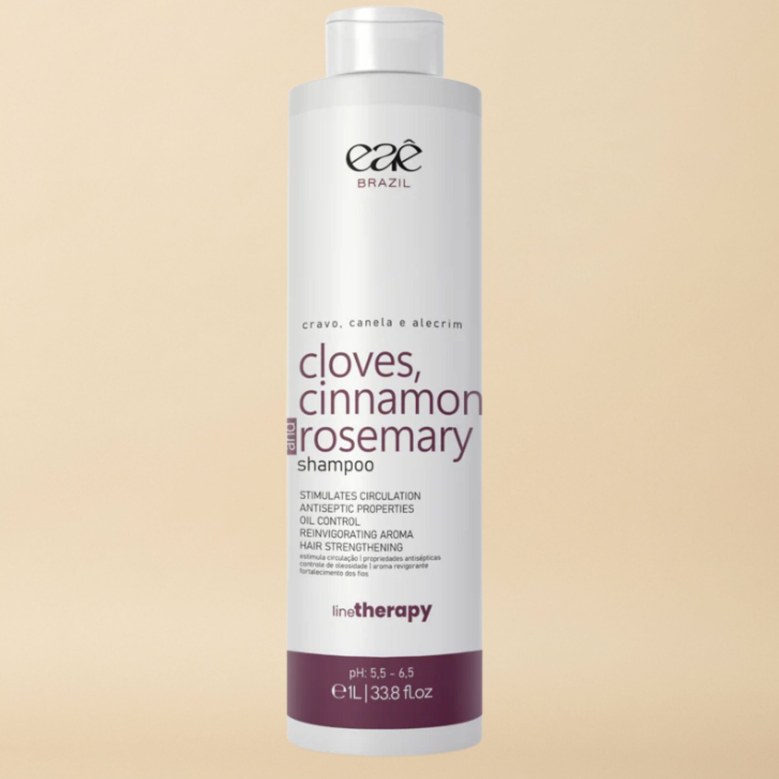Shampoo crecimiento clavo canela