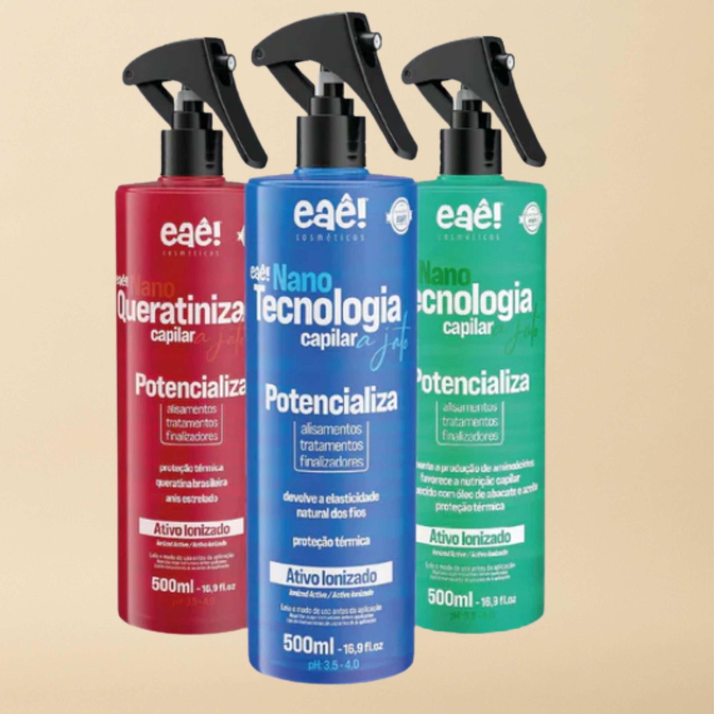 Nanotecnologia Capilar - Blue, Green, Red