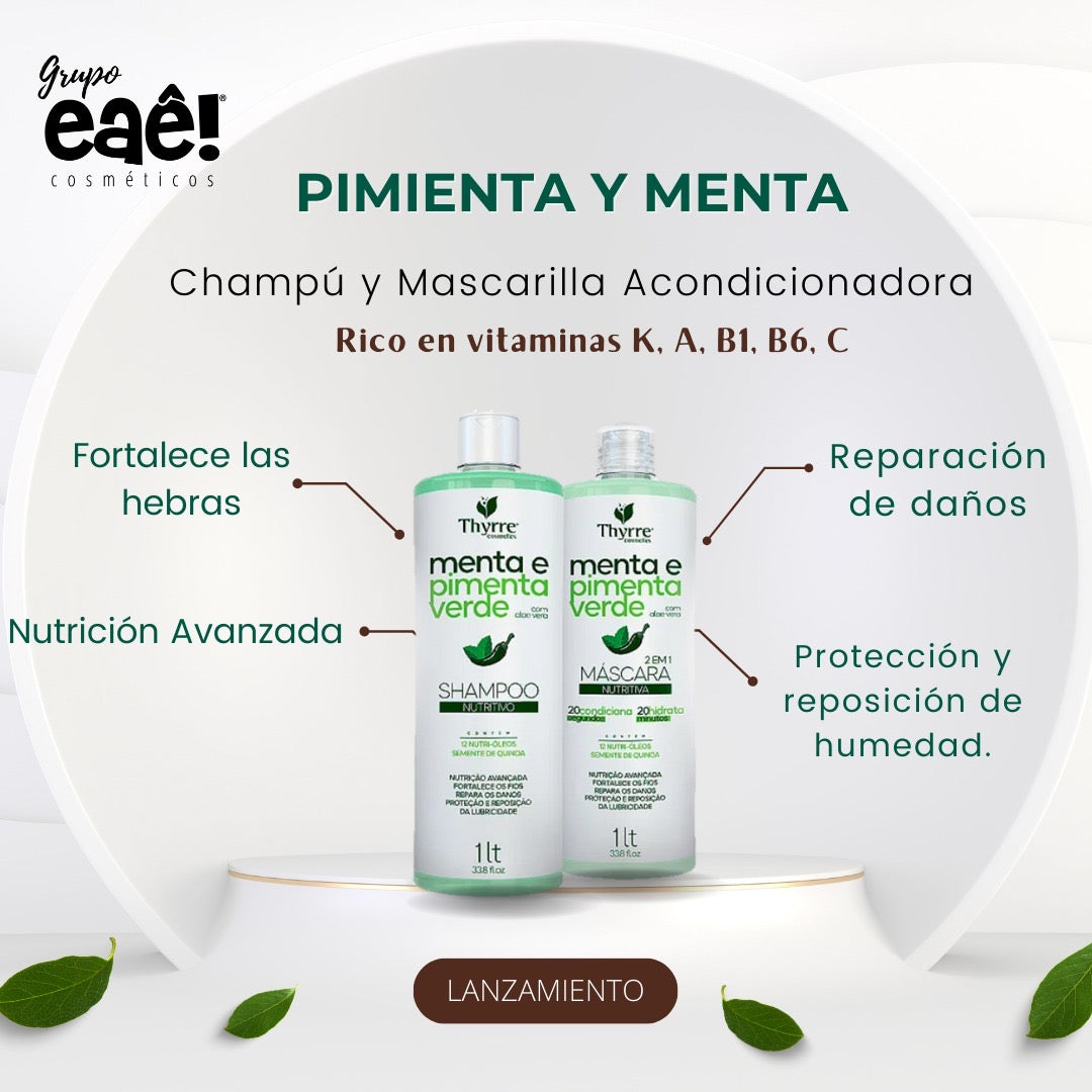 Pimenta E Menta Crono - Shampoo Y Condicionante