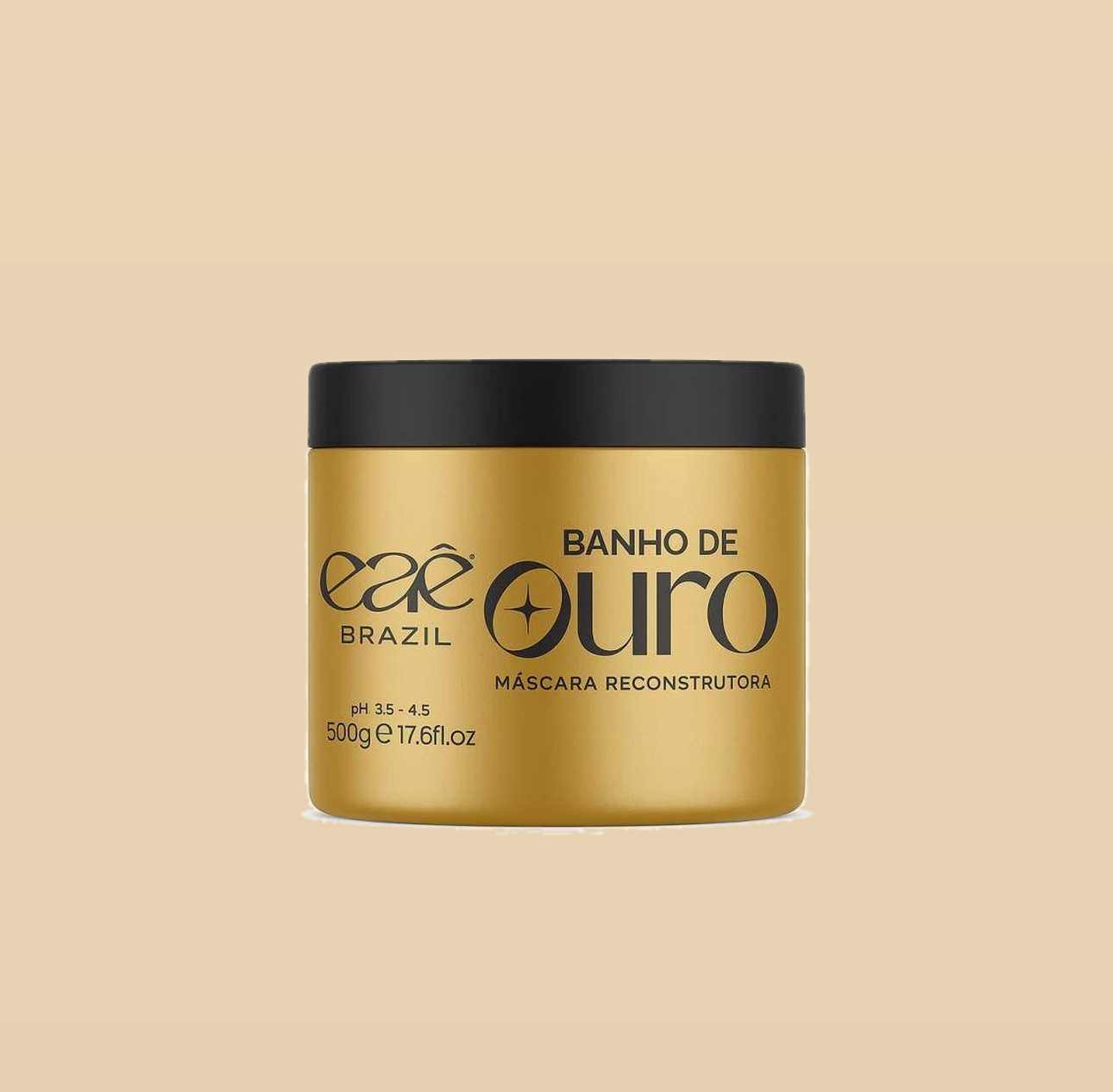Máscara Reconstrutora Banho De Ouro