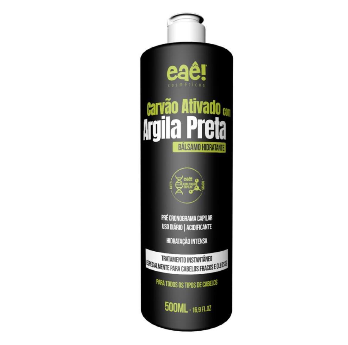 Carvão Ativado c/ Argila Preta - 3 step kit