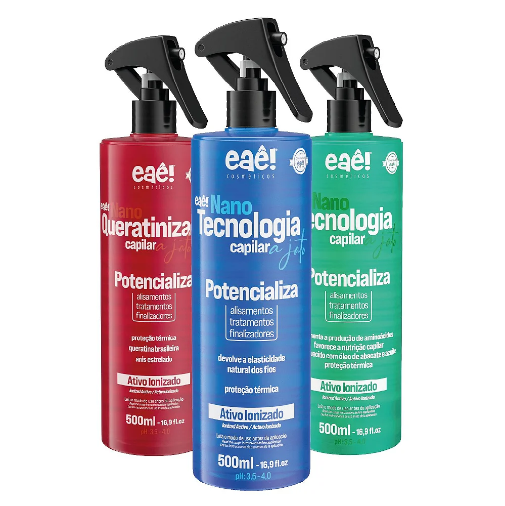 Nanotecnologia Capilar - Blue, Green, Red